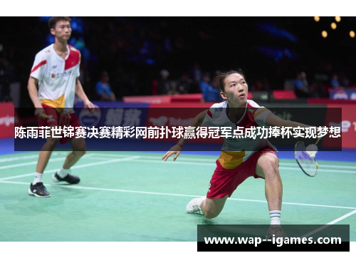 陈雨菲世锦赛决赛精彩网前扑球赢得冠军点成功捧杯实现梦想
